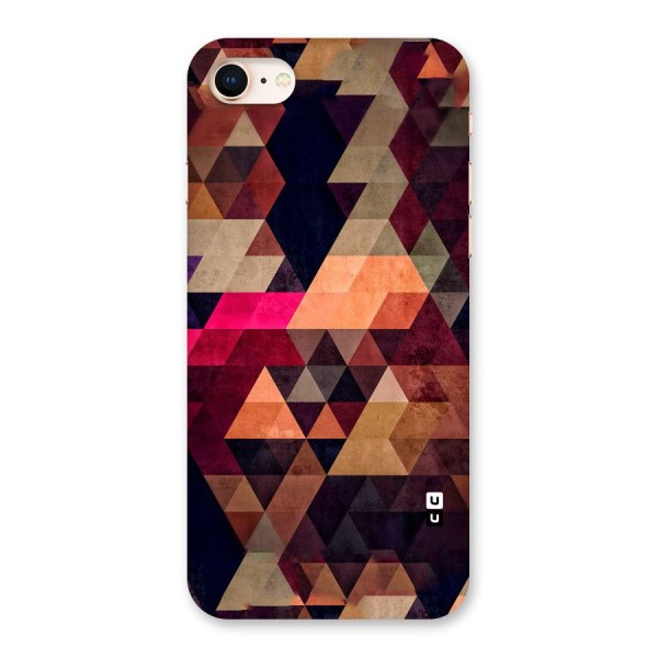 Abstract Beauty Triangles Back Case for iPhone 8