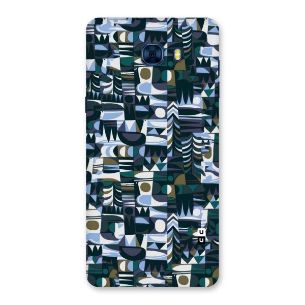 Abstract Blues Back Case for Galaxy C7 Pro