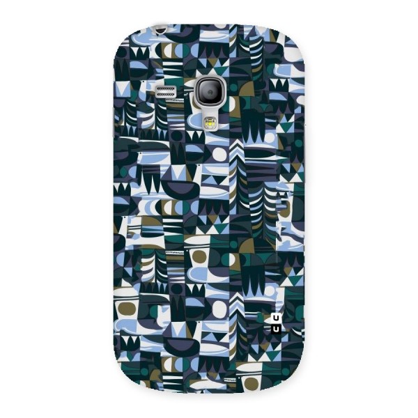 Abstract Blues Back Case for Galaxy S3 Mini