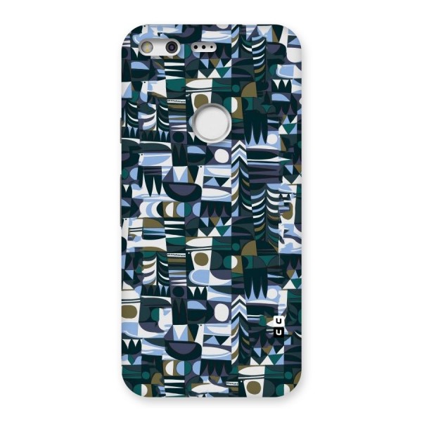 Abstract Blues Back Case for Google Pixel XL