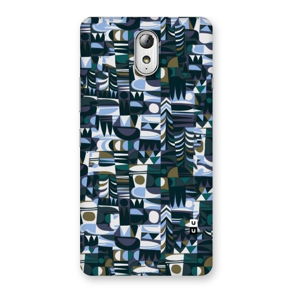 Abstract Blues Back Case for Lenovo Vibe P1M