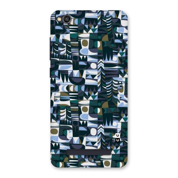Abstract Blues Back Case for Redmi 4A