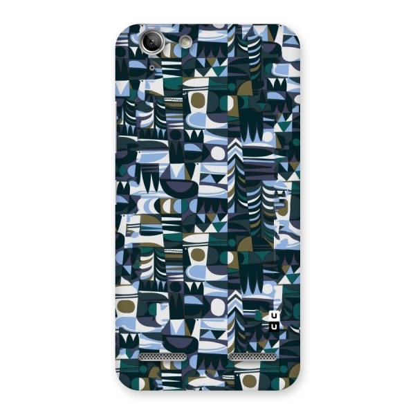 Abstract Blues Back Case for Vibe K5 Plus