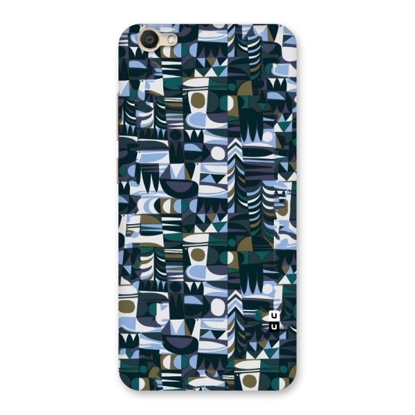 Abstract Blues Back Case for Vivo Y67