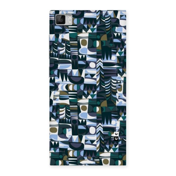 Abstract Blues Back Case for Xiaomi Mi3