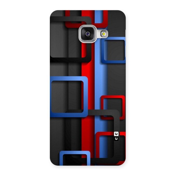Abstract Box Back Case for Galaxy A3 2016