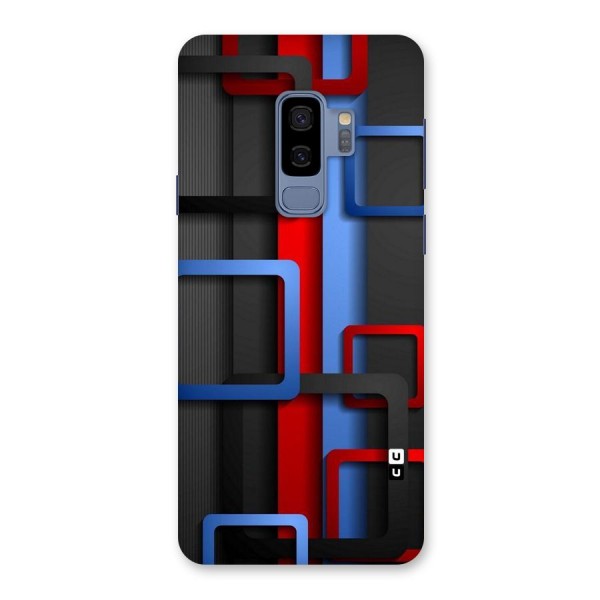 Abstract Box Back Case for Galaxy S9 Plus
