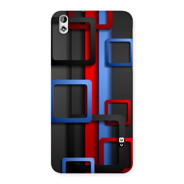 Abstract Box Back Case for HTC Desire 816