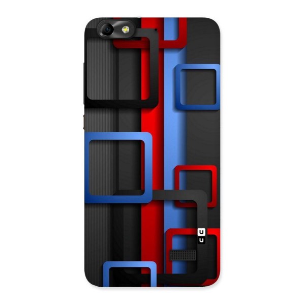 Abstract Box Back Case for Honor 4C