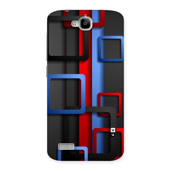 Abstract Box Back Case for Honor Holly