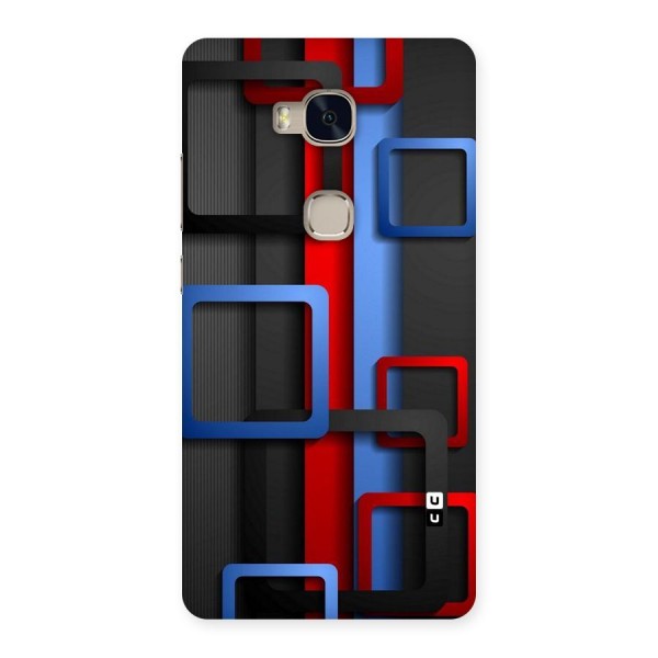 Abstract Box Back Case for Huawei Honor 5X