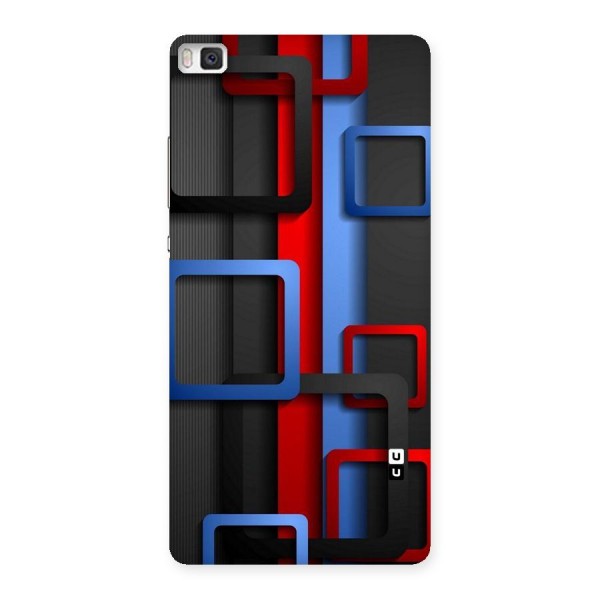 Abstract Box Back Case for Huawei P8