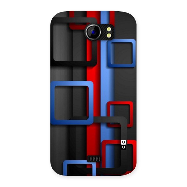 Abstract Box Back Case for Micromax Canvas 2 A110