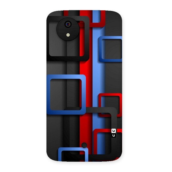 Abstract Box Back Case for Micromax Canvas A1