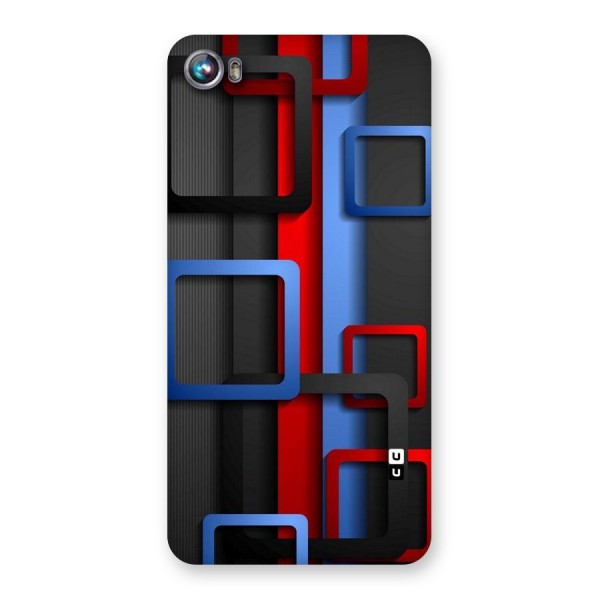 Abstract Box Back Case for Micromax Canvas Fire 4 A107