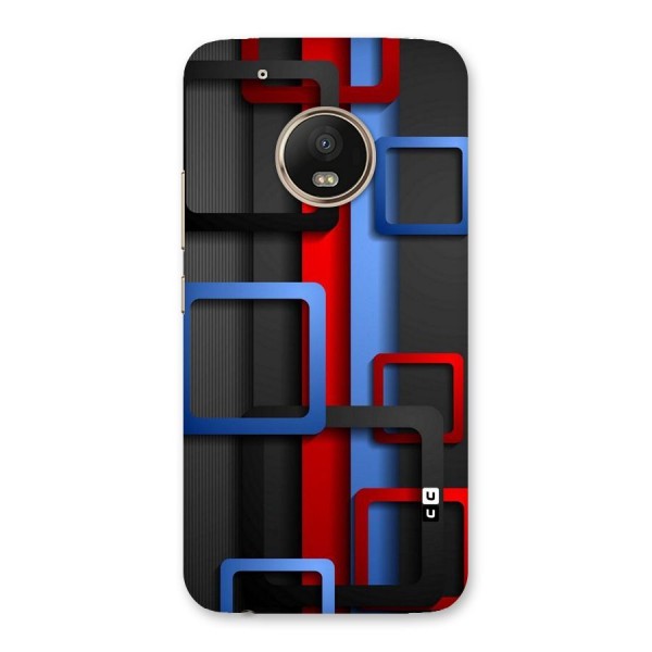 Abstract Box Back Case for Moto G5 Plus