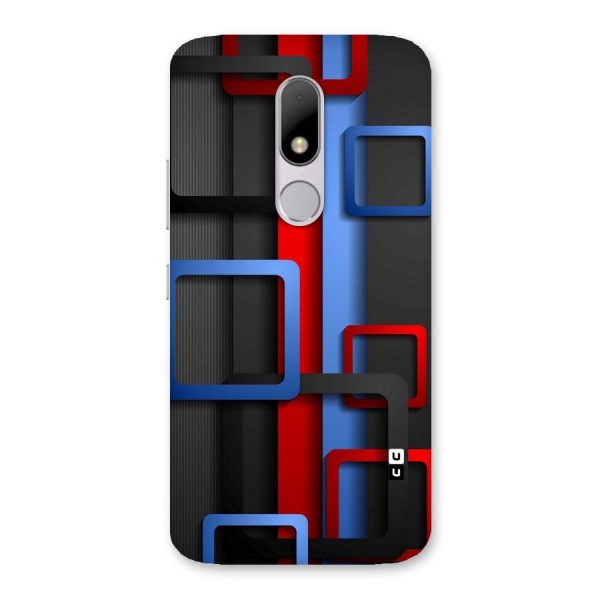 Abstract Box Back Case for Moto M