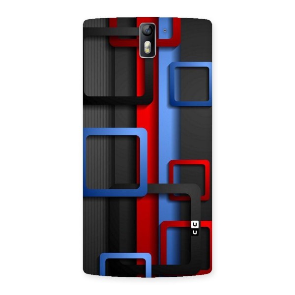 Abstract Box Back Case for One Plus One