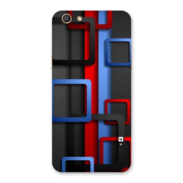 Abstract Box Back Case for Oppo F3