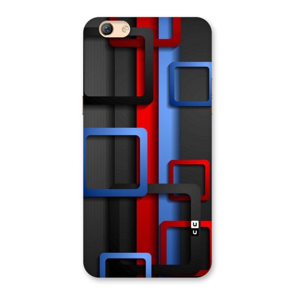 Abstract Box Back Case for Oppo F3 Plus