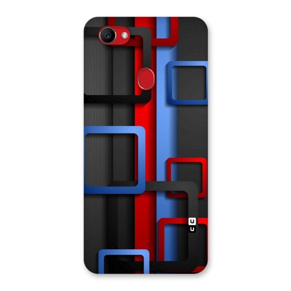 Abstract Box Back Case for Oppo F7