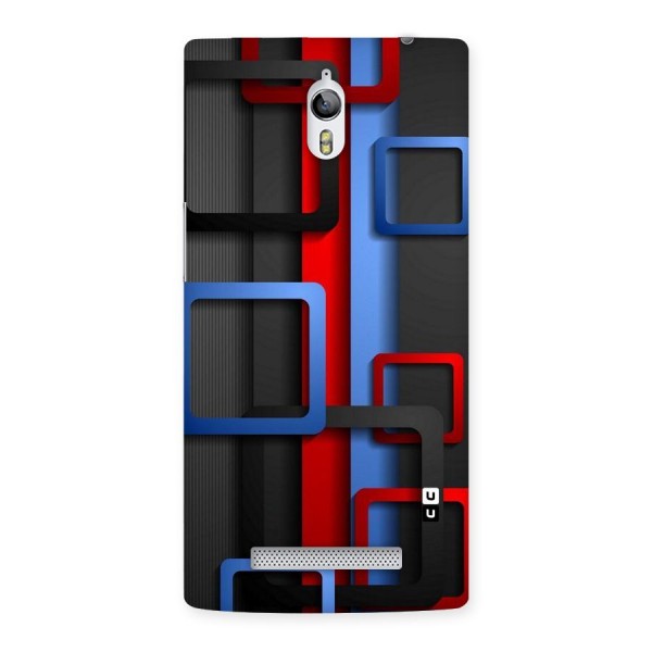 Abstract Box Back Case for Oppo Find 7