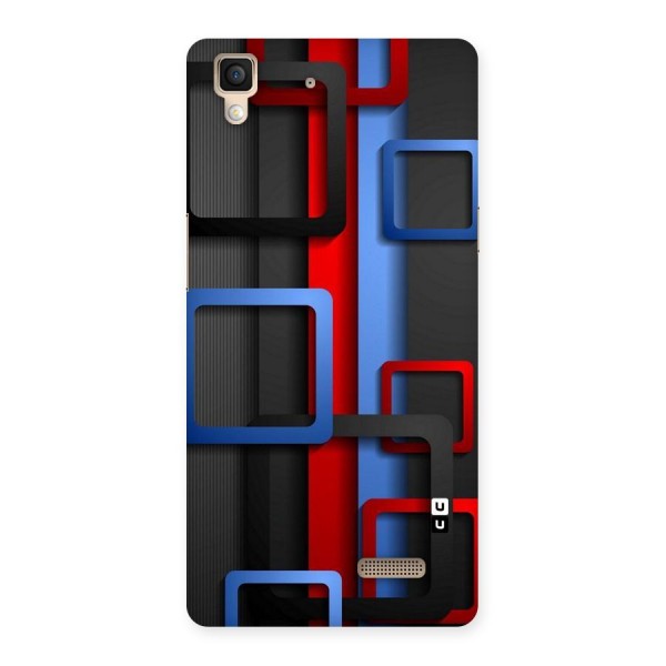 Abstract Box Back Case for Oppo R7