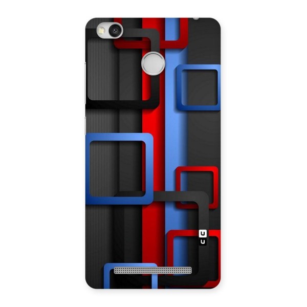 Abstract Box Back Case for Redmi 3S Prime