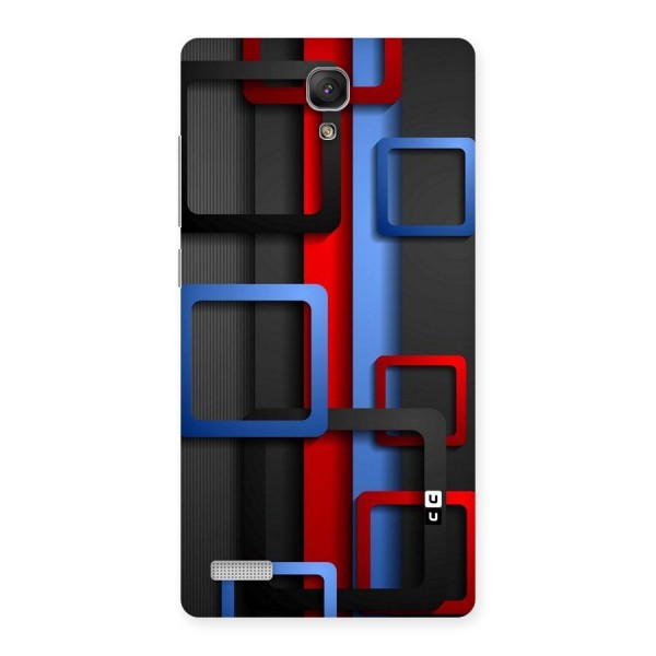 Abstract Box Back Case for Redmi Note