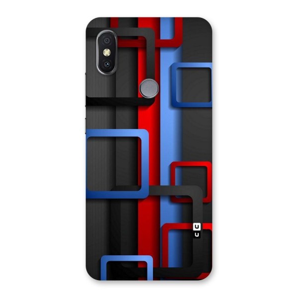 Abstract Box Back Case for Redmi Y2
