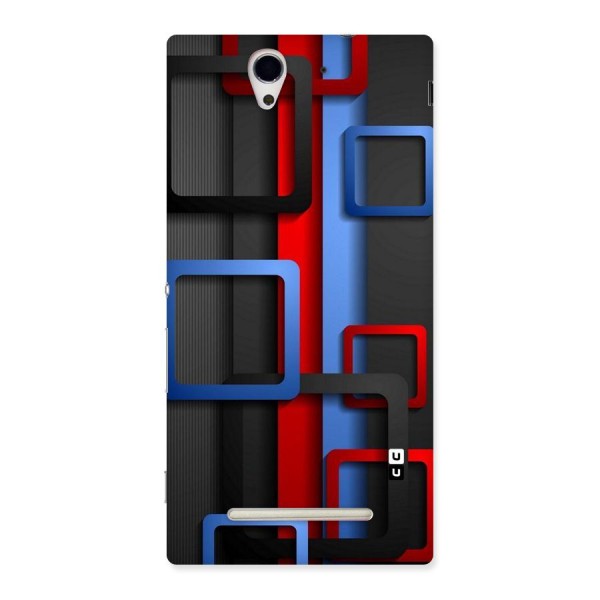 Abstract Box Back Case for Sony Xperia C3