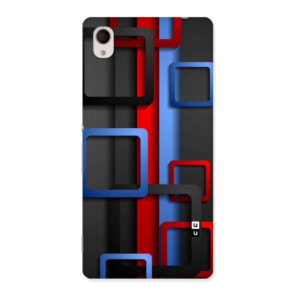 Abstract Box Back Case for Sony Xperia M4