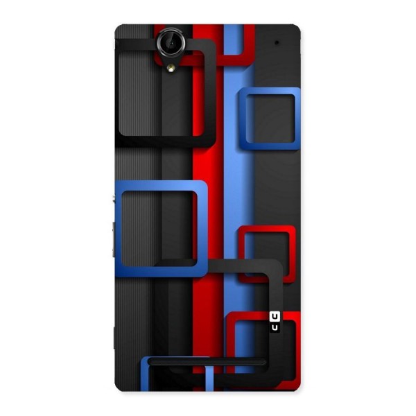 Abstract Box Back Case for Sony Xperia T2