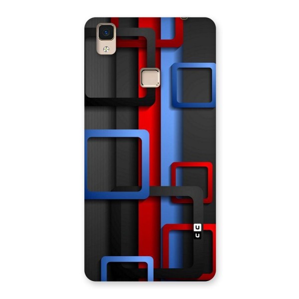 Abstract Box Back Case for V3 Max