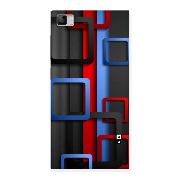 Abstract Box Back Case for Xiaomi Mi3