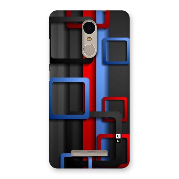 Abstract Box Back Case for Xiaomi Redmi Note 3