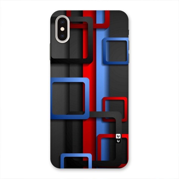Abstract Box Back Case for iPhone XS Max