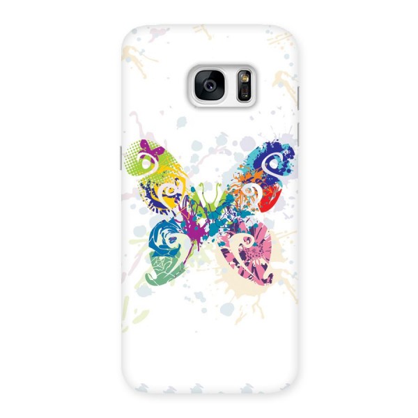 Abstract Butterfly Back Case for Galaxy S7 Edge