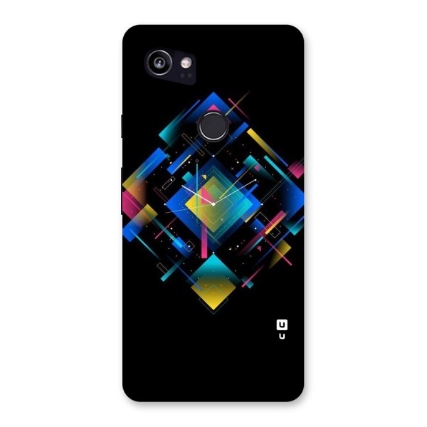 Abstract Clock Back Case for Google Pixel 2 XL