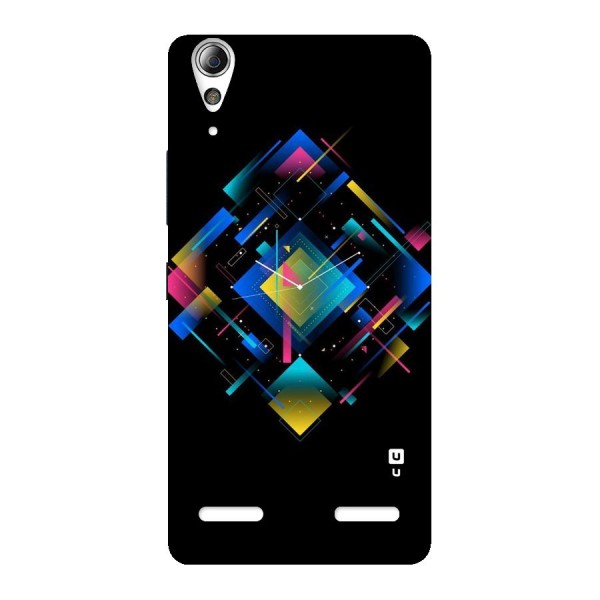 Abstract Clock Back Case for Lenovo A6000 Plus