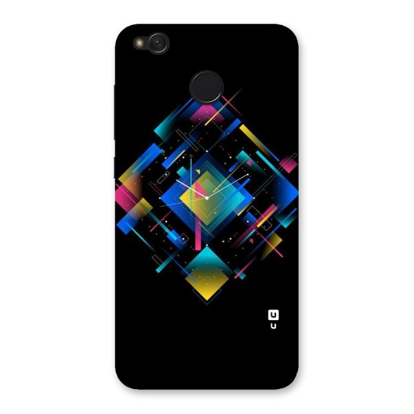 Abstract Clock Back Case for Redmi 4