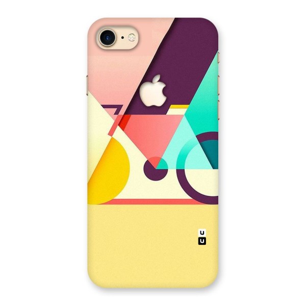 Abstract Cycle Back Case for iPhone 7 Apple Cut