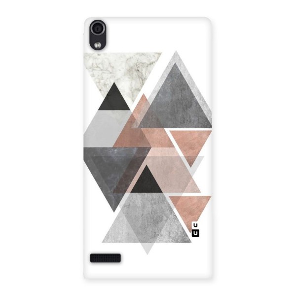 Abstract Diamond Pink Design Back Case for Ascend P6