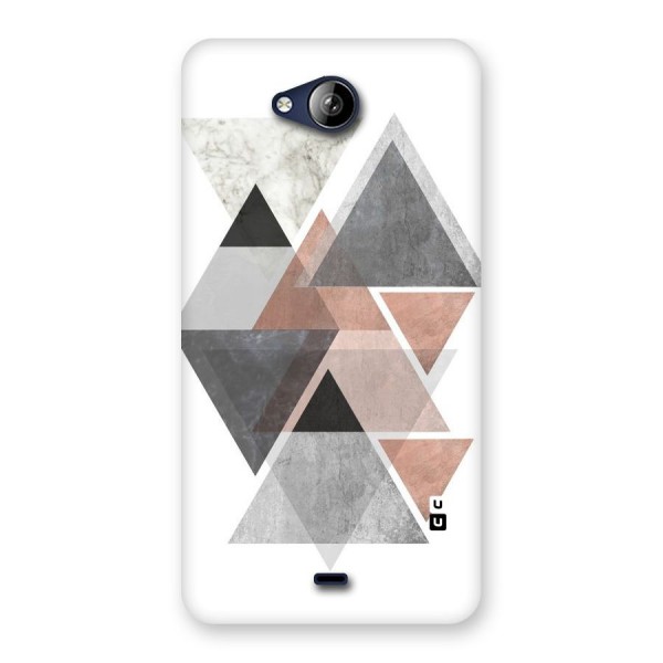 Abstract Diamond Pink Design Back Case for Canvas Play Q355