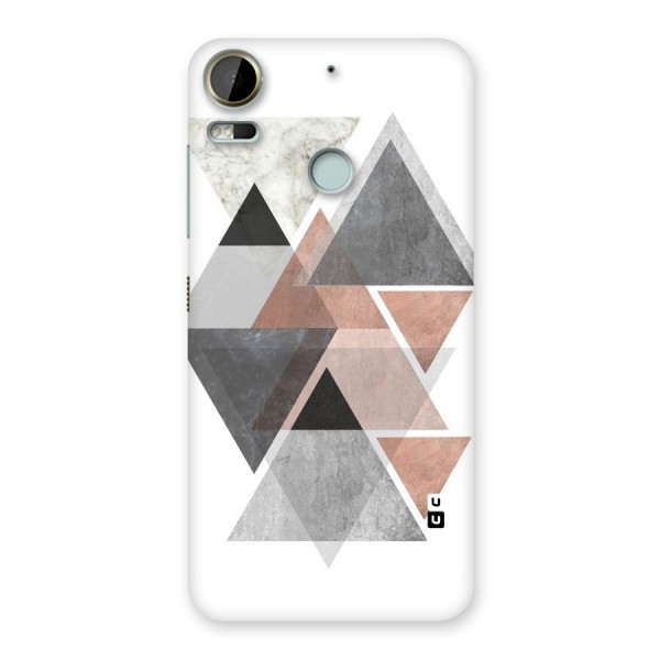Abstract Diamond Pink Design Back Case for Desire 10 Pro
