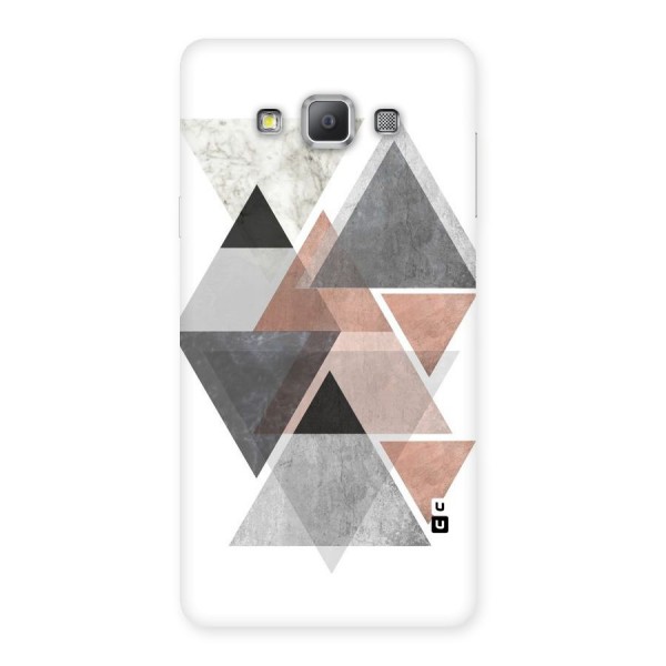 Abstract Diamond Pink Design Back Case for Galaxy A7