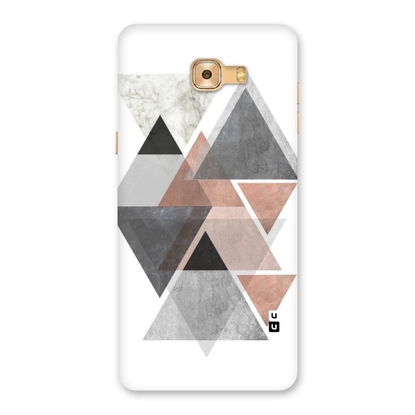 Abstract Diamond Pink Design Back Case for Galaxy C9 Pro