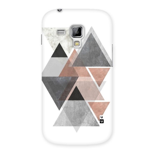 Abstract Diamond Pink Design Back Case for Galaxy S Duos