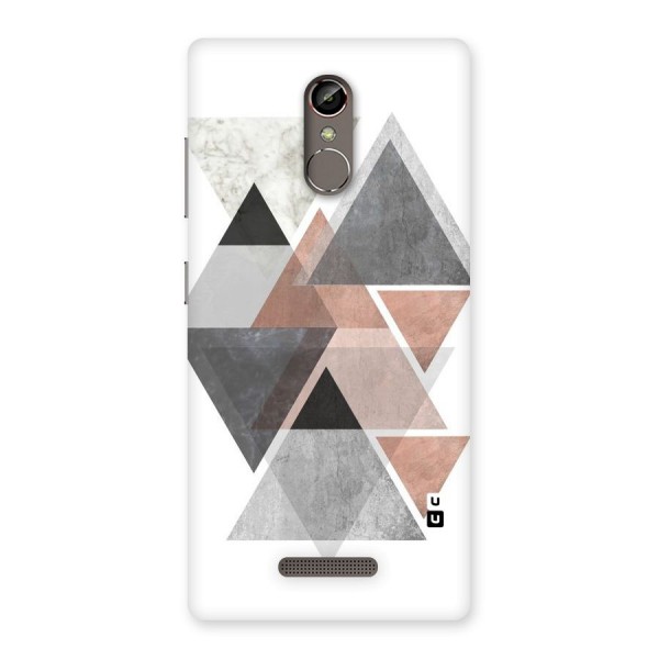 Abstract Diamond Pink Design Back Case for Gionee S6s