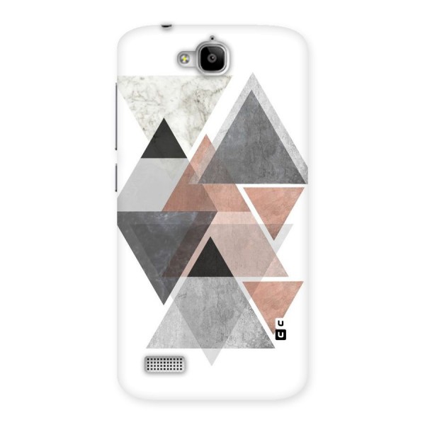 Abstract Diamond Pink Design Back Case for Honor Holly
